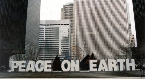 WTC Plaza -- Peace on Earth